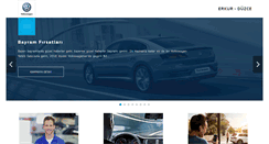 Desktop Screenshot of erkur.vw.com.tr